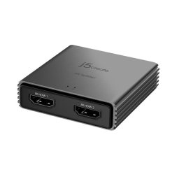 Divisor HDMI j5Create JDSH812-N 8K 2 salidas aluminio HDR10 Plug and Play