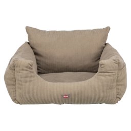 Asiento Trixie de coche, gris pardo para perros - 55 x 30 x 55 cm (L x An x Al)