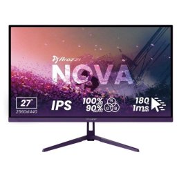 Monitor Arozzi Nova 27" QHD 180Hz IPS 1ms HDR Altavoces Gaming VESA
