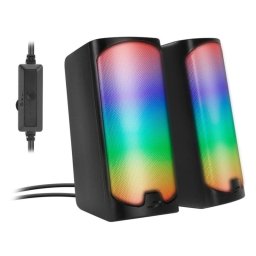 Altavoces Speedlink 2.0 inalámbricos y cableados 6 W con RGB y Bluetooth
