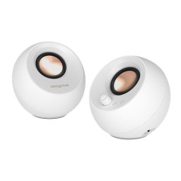 Altavoces Creative de escritorio USB-C 20W con iluminación RGB y entrada auxiliar