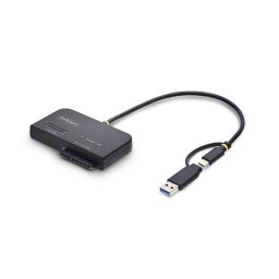 Base de conexión StarTech USB-C/USB-A NVMe M.2 y SATA 2,5/3,5" 10 Gbps sin herramientas