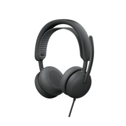 Auriculares Logitech Zone Wired 2 con cable USB-C/USB-A Cancelación de Ruido Micrófono Grafito