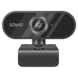 Webcam Savio CAK-04 HD 720p USB con micrófono y clip ajustable