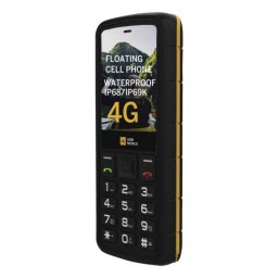 Móvil básico AGM M9F 4G Dual SIM resistente IP68 IP69 2,4" Negro Naranja