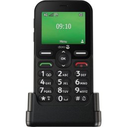 Móvil básico Doro Leva E10 4G Negro pantalla 2.4" cámara 0.3 MP batería 1150 mAh