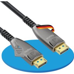 SONERO SON X-AOC350-150 - Glasfaser DisplayPort 1.4 Kabel, 8K 60 Hz, 15 m
