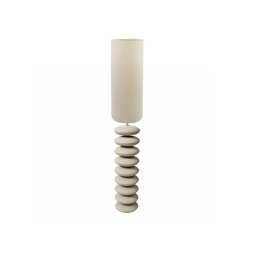 Lampara de Salon Alta Metal y Pantalla Beige Serie Ulagirl