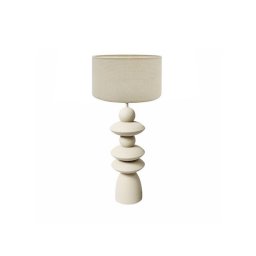 Lampara de Salon Sobremesa y Pantalla Beige Serie Ulagirl
