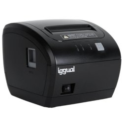 Iggual TP EASY 80 Impresora Térmica de Tickets USB/RJ11 Negra