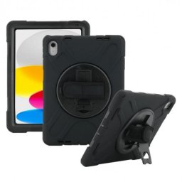 Funda para tablet Mobilis 072004 silicona negra compatible Apple iPad 11" y 10.9" soporte y portabolígrafo