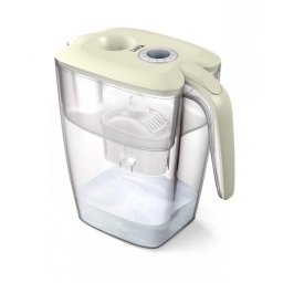 Filtro de agua LAICA Roma jarra 3,7 L indicador cambio cartucho azul crema