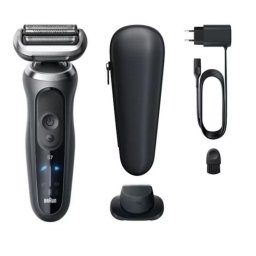 Afeitadora Facial Braun Series 7 72-G1200s Inalámbrica 60min Seco y Mojado 3 Láminas Carga Rápida