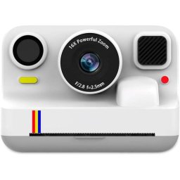 Cámara Instantánea Prixton Click&Go Flash 48MP Zoom Digital 16X Pantalla 2,4" Blanco + 4 Rollos