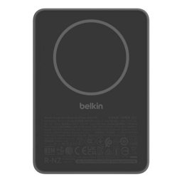 Batería externa Belkin BPD010HQBK 5000 mAh MagSafe inalámbrica USB-C negra