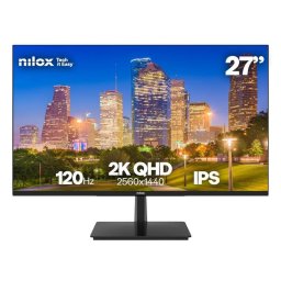 Monitor Nilox NXM272K1204 27" Quad HD 120Hz IPS Tiempo de respuesta 4 ms