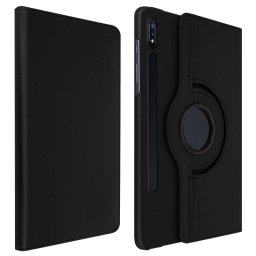 Avizar Funda Libro Soporte Negra para Samsung Galaxy Tab S7 Plus 12.4