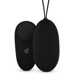 Vibrating Egg With Remote Control Huevos Vibradores Black 17 Cm