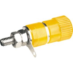 FREI PK 4 GE - Borne de polo 4mm, amarillo