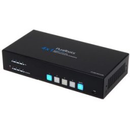 PureTools PT-SW-HD41USB 4x1 Switch & KVM Negro