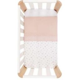 Funda Nórdica Minicuna 70x77x1cm Calma Rosa Cambrass