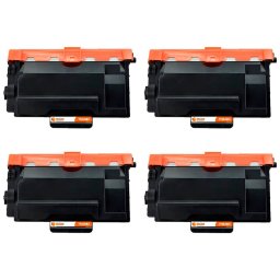 Pccom Essential Brother TN3430/TN3480 Tóner Compatible Negro Pack 4