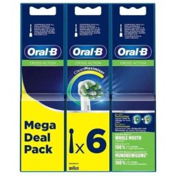 Oral-B Pack de Recambio de Cabezal Braun Oral-B Cross Action 6 Unidades