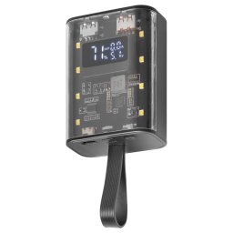 Power Bank Mars Gaming MPK-10K Compacta con Pantalla de Carga Múltiple 10000mah 22.5W Negro