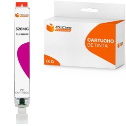 Pccom Essential Canon Cli526 Cartucho Tinta Compatible Magenta