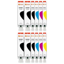 Pccom Essential Canon Pgi550xl/cli551xl Cartucho Tinta Compatible Negro/cian/magenta/amarillo Pack 1
