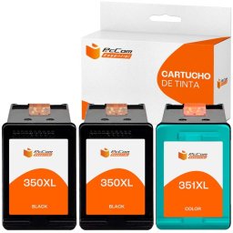 Pccom Essential Hp 350xl/351xl Cartucho Tinta Compatible Negro/tricolor Pack 3