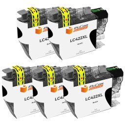 Pccom Essential Brother Lc422xl Cartucho Tinta Compatible Negro Pack 5