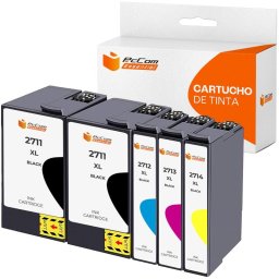 Pccom Essential Epson 27xl Cartucho Tinta Compatible Negro/cian/magenta/amarillo Pack 5