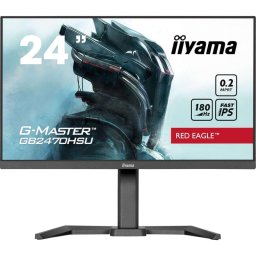 iiyama G-Master GB2470HSU-B6 23.8" Fast IPS FullHD 180Hz 0.2 ms USB-A Altavoces Altura Ajustable