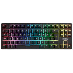 Krom Kernel PRO TKL RGB Teclado Mecánico Inalámbrico Bluetooth Switch Outemu Red Negro