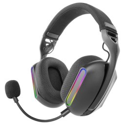 Mars Gaming MHW-PRO Auriculares Inalámbricos 7.1 ARGB Flow Bluetooth 5.3 Micrófono Dual Negros
