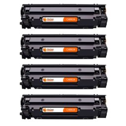 PcCom Essential HP C4092A/92A Tóner Compatible Negro Pack 4