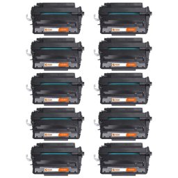 PcCom Essential HP CE255X/55X Tóner Compatible Negro Pack 10