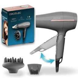 Secador Cecotec IoniCare Power&Go 2000W Hair Care Viaje Difusor Boquilla Precisión
