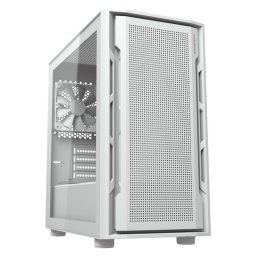 Caja PC Cougar Uniface Mini Compacta Blanca Cristal Templado Soporte GPU 340mm 6 Ventiladores