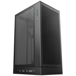 Caja DeepCool CH270 DIGITAL Micro-ATX Cristal Templado USB-C Malla Negra
