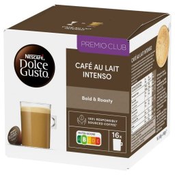 Cápsula de café Nescafé Dolce Gusto Café con Leche Intenso 16 unidades Intensidad 9