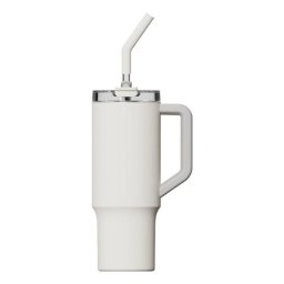 Tazón Xiaomi Straw Mug 1L Blanco Acero Inoxidable Asa Antideslizante