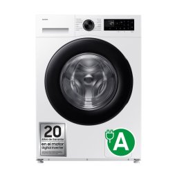 Lavadora Samsung Serie 5 WW10FG5U34AEEC Carga Frontal 10Kg 1400rpm A Blanca WiFi IA EcoBubble