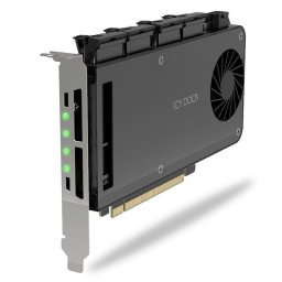 Tarjeta de Expansión ICY DOCK MB204MP-B PCIe 5.0 x16 4x M.2 NVMe