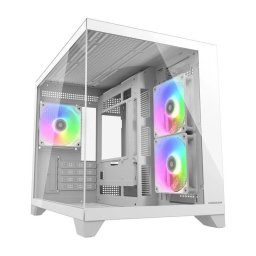 Carcasa Cougar CGR-2QA6W-RGB Mini Tower blanca cristal templado RGB gaming