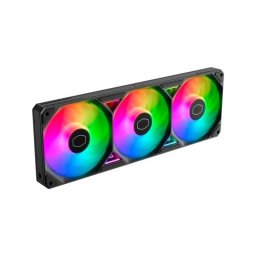 Ventilador suplementario Cooler Master SickleFlow Edge 360 120 mm ARGB 2500 RPM con flujo de aire elevado e iluminación multicolor