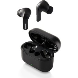 Auriculares Panasonic RZ-B310W inalámbricos Bluetooth con Cancelación de Ruido, micrófono y protección IPX4, negros