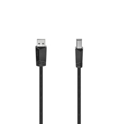 Cable USB Hama 00200603 3 m USB-A a USB-B Negro alta velocidad