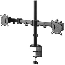 One For All DM 2210 Soporte Monitor Doble para Mesa 13 a 30" VESA 75x75 a 100x100 Máx 16 kg